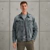 Denim trucker jacket met comfort stretch – Black Indigo – Jassen | CAST IRON