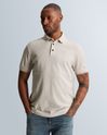 Poloshirt mit Allover-Struktur – Snow White – Poloshirts | CAST IRON
