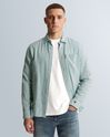 Shirt in cotton/linen twill with chest pocket – Black Indigo – Heren casual overhemden | CAST IRON