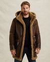 Long Lammy leather jacket – Brown – Leather jackets | PME LEGEND