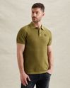 Polo shirt with texture and badge – Weeping Willow – Polo shirts | PME LEGEND