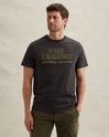 T-shirt with rugged artwork on the chest – Brown – T-shirts | PME LEGEND