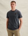 T-shirt in a cotton blend with garment-dye wash – Black Indigo – T-shirts | PME LEGEND