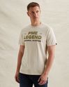 T-shirt with rugged artwork on the chest – Castle Wall – T-shirts | PME LEGEND