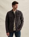 Shirt jacket with chest pockets and badge on the sleeve – Brown – Casual shirts | PME LEGEND