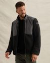 Sherpa hybrid jacket with zipper closure – Brown – Jackets | PME LEGEND