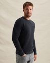 Pullover in a cotton blend with badges – Black Indigo – Pullovers | PME LEGEND