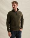 Sweatshirt with half-zip and flight pocket – Weeping Willow – Sweatshirts | PME LEGEND
