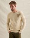 Pullover in a cotton blend with badges – Grey Comfort Denim – Pullovers | PME LEGEND