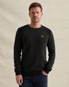 Pullover in cotton mélange with flight pocket – Moonless Night – Pullovers | PME LEGEND