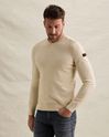 Pullover in a cotton blend with crewneck – Castle Wall – Pullovers | PME LEGEND