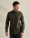Shirt with allover print and embroidered logo – Weeping Willow – Dress shirts | PME LEGEND