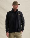 Sweatshirt with jacquard pattern and flight pocket – Black Indigo – Sweatshirts | PME LEGEND