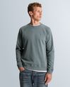 Sweatshirt with raglan sleeves and crewneck – Black Indigo – Heren sweatshirts | CAST IRON