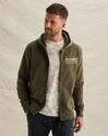 Sweat jacket with garment-dye wash and zipper closure – Weeping Willow – Sweatshirts | PME LEGEND