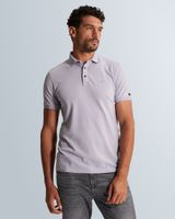 Polo van katoen met stretch – Burnshed Lilac – Polo's | CAST IRON