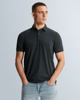 Polo van katoen met stretch – Black Indigo – Polo's | CAST IRON