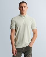 Polo shirt in cotton with stretch – Black Indigo – Polo shirts | CAST IRON