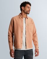 Shirt jacket with chest pocket and allover texture – Mellow Rose – Shirt jackets | CAST IRON