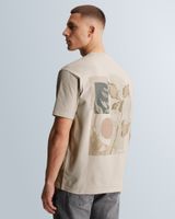 T-shirt in jersey with off-placed logo – Castle Wall – T-shirts | CAST IRON