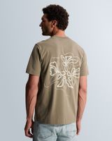 T-shirt in jersey with back artwork – Coriander – T-shirts | CAST IRON