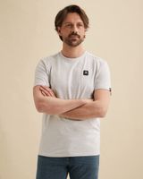 T-shirt met badge en ronde hals – Castle Wall – T-shirts | VANGUARD