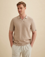 Polo van een katoen/linnenblend – Mellow Rose – Polo's | VANGUARD