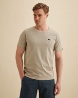 T-shirt in 100% cotton with stripe pattern – Brown – T-shirts | VANGUARD