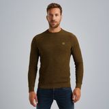 Trui van katoen mouliné – Brown – Truien | PME LEGEND