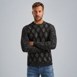 Trui met kabelpatroon – Grey Comfort Denim – Truien | PME LEGEND