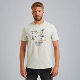 T-shirt met artwork – Castle Wall – T-shirts | PME LEGEND