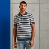 Polo van katoen/modal – Black Indigo – Polo's | CAST IRON
