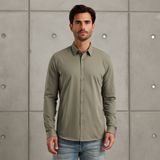 Overhemd van twill jersey – Weeping Willow – Smart casual overhemden | CAST IRON