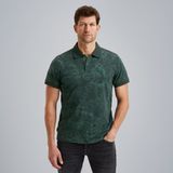 Polo with allover print – Weeping Willow – Polo shirts | PME LEGEND