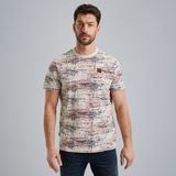 T-shirt met allover print – Castle Wall – T-shirts | PME LEGEND