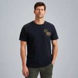 T-shirt met badges – Black Indigo – T-shirts | PME LEGEND