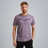 T-shirt met artwork – Burnshed Lilac – T-shirts | PME LEGEND