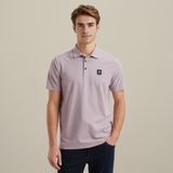 Polo met badge – Burnshed Lilac – Polo's | VANGUARD