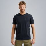 T-shirt met badge – Black Indigo – T-shirts | PME LEGEND