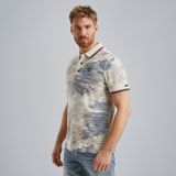 Poloshirt mit Allover-Print – Castle Wall – Poloshirts | PME LEGEND
