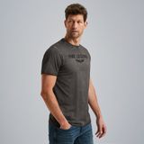 T-shirt met artwork – Grey Comfort Denim – T-shirts | PME LEGEND