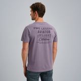 T-shirt met backprint – Burnshed Lilac – T-shirts | PME LEGEND