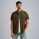 Overhemd met korte mouwen – Brown – Casual overhemden | PME LEGEND