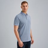 Polo met garment-dye wassing – Black Indigo – Polo's | PME LEGEND