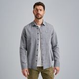 Overhemd van een  katoen/linnen blend – Black Indigo – Casual overhemden | PME LEGEND