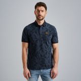 Polo met allover print – Black Indigo – Polo's | PME LEGEND