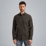 Overhemd met allover pint – Brown – Casual overhemden | PME LEGEND