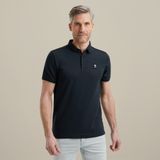 Polo van piqué met stretch – Black Indigo – Polo's | VANGUARD