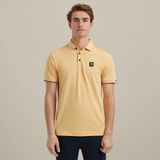 Polo van piqué met stretch – Pumpkin Spice – Polo's | VANGUARD