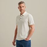 Polo met herringbone structuur – Snow White – Polo's | VANGUARD